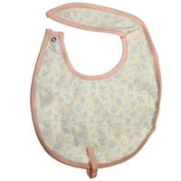adhigams Teeny Treats Cotton Baby Neck Cloth Feeding Drool Bibs with Adjustable Snap Button Closure, Super Absorbent & Reusable, Soft, Comfortable & Lightweight Bandana, Bibs - 0-12 M