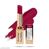 Matte With You Long Lasting Lipstick | Smooth Application |Transferproof & Smudge Proof | Highly Pigemented Lipstick for Women(Crimson-1,3.5g) - Purple, 3.5g