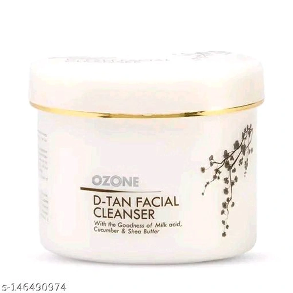 D Tan Facial Cleanser - 100% Natural Extracts for Tan Removal, Sun Damage Protection and Skin Whitening (250 G)