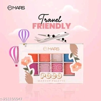 18 Shade Eyeshadow With Highlighter Blusher and Compact