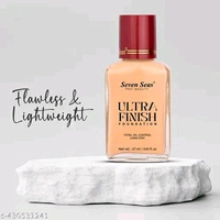 Seven Seas Total Oil Control Long Stay Ultra Finish Foundation(Natural,27ML)