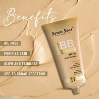 BB Foundation, Liquid Foundation for Face Makeup With SPF-30 | Full Covergae | Oil Free Foundation for Women (Nude 60ml)