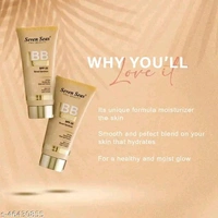BB Foundation, Liquid Foundation for Face Makeup With SPF-30 | Full Covergae | Oil Free Foundation for Women (Nude 60ml)