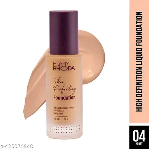 Skin Perfecting Foundation | With SPF 15 | Super Matte Finish | Full Coverage | Oil-Control & Paraben-Free | 6 Shades | Conceals Fine Lines & Blemishes | 30g