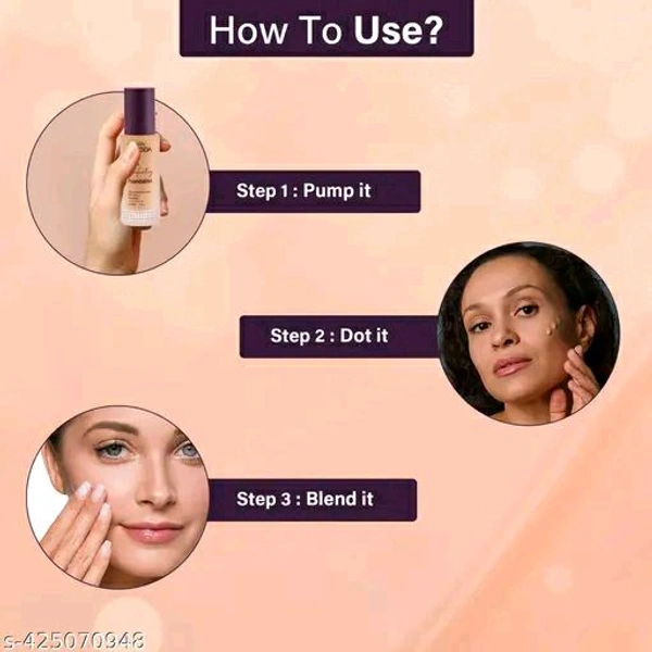 Skin Perfecting Foundation | With SPF 15 | Super Matte Finish | Full Coverage | Oil-Control & Paraben-Free | 6 Shades | Conceals Fine Lines & Blemishes | 30g