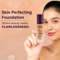 Skin Perfecting Foundation | With SPF 15 | Super Matte Finish | Full Coverage | Oil-Control & Paraben-Free | 6 Shades | Conceals Fine Lines & Blemishes | 30g