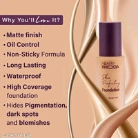 Skin Perfecting Foundation | With SPF 15 | Super Matte Finish | Full Coverage | Oil-Control & Paraben-Free | 6 Shades | Conceals Fine Lines & Blemishes | 30g