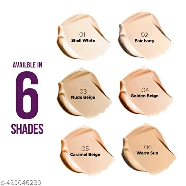 Super Cover Foundation | Blemish Free | High Coverage & Waterproof Foundation | 24-Hour Stay & Non-Sticky Formula | Matte Finish | Blends Flawlessly | 30g (Fair Ivory| Shade 02)