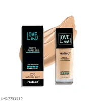 Maliao Matte+Poreless Love Me Foundation - Flawless Perfection for Normal to Oily Skin (NATURAL BUFF)