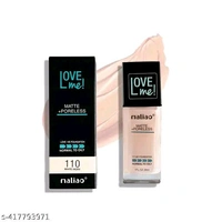 Maliao Matte+Poreless Love Me Foundation - Flawless Perfection for Normal to Oily Skin (NATURAL BUFF)