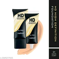 HD High Definition Oil-Free Foundation - Flawless Definition, Oil-Free Finish (WHITE IVORY)