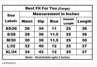 Latest Time Of Cargo Trousers For Women & Girls - White, 32