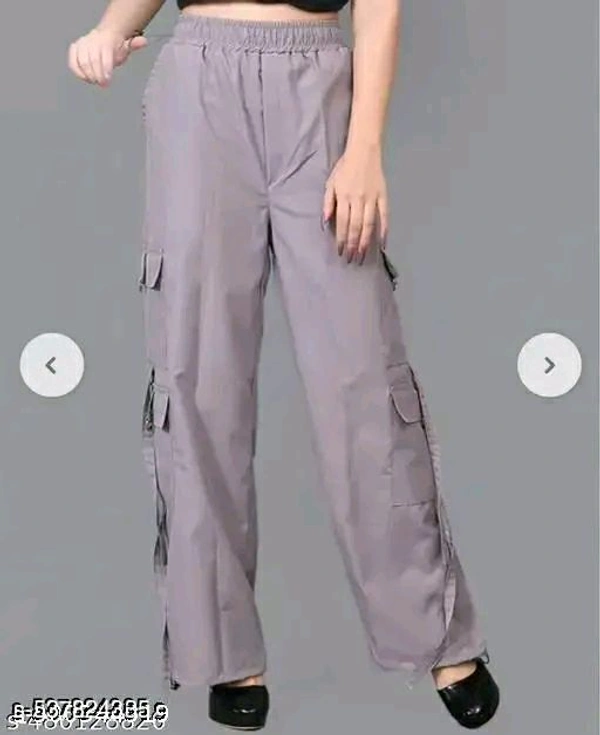 6!Grey NS 6 pocket  Trouser for woman for female - Gray, S