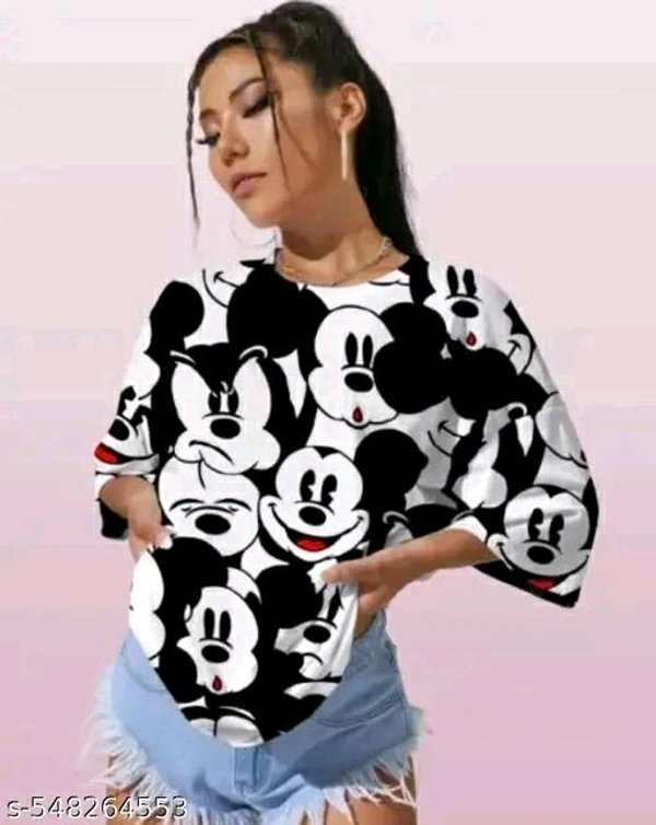 NEW MICKY MOUSE PRINTED T-SHIRTS - XS