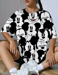 NEW MICKY MOUSE PRINTED T-SHIRTS - XL