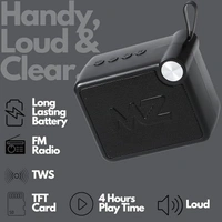 MZ M406SP (Portable Bluetooth Speaker) Dynamic Thunder Sound, 1200mAh Battery 5 W Bluetooth Speaker  - Black
