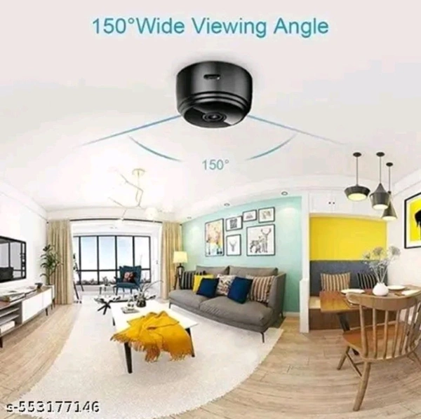 Mini Full HD 1080P Camera Professional Wireless Wifi Home IP/AP Camera Camco Security Camera (64 GB, 1 Channel) - Free Size