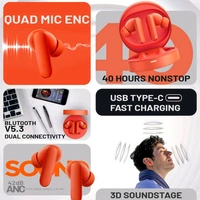 CMF by Nothing Buds Pro with 45 dB ANC, Ultra Bass Technology & upto 39 hours of battery life
Bluetooth Headset ( True Wireless )  - Free Size