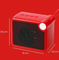 Powerful Audio: Experience dynamic thunder sound with this 5W portable Bluetooth speaker. - Free Size