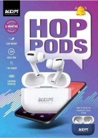 KDM A1 Hop Pods Wireless V5.4 Upto 36 HRS Music Time 300mAh Battery Bluetooth