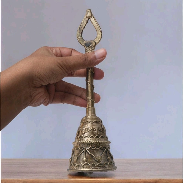 Dhokra Crafts Handball  - Height 8 Inch