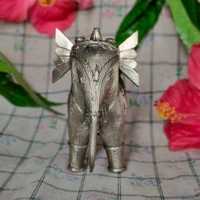 Dhokra Crafted - Jali Elephant  - Height 5 Inch