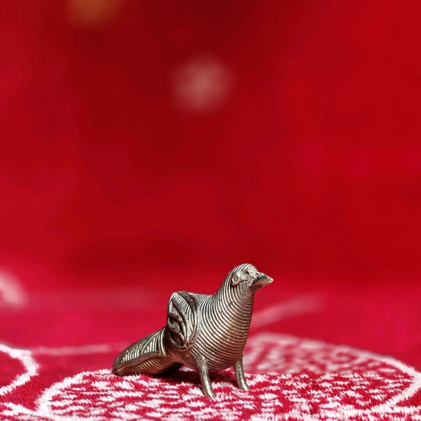 Dhokra Crafts - Small Pigeon - Height 2 Inch