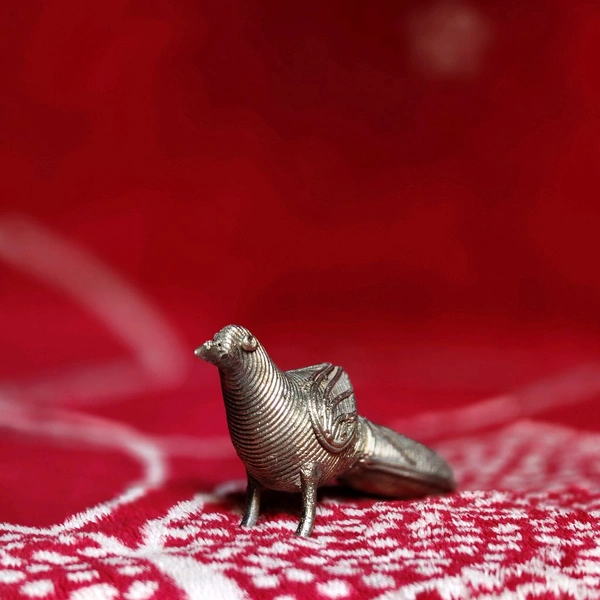 Dhokra Crafts - Small Pigeon - Height 2 Inch