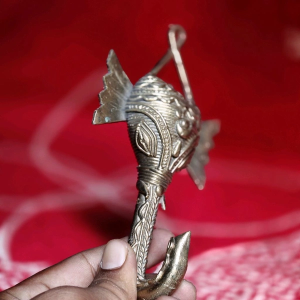 Dhokra Crafted - Elephant Hanger  - Length 5 Inch