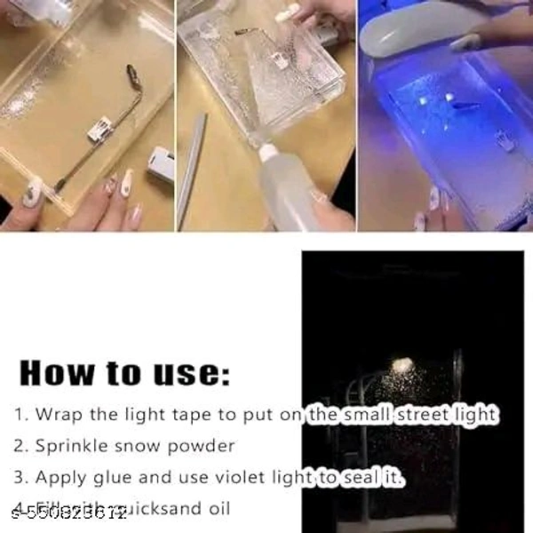 SNOW FALL LAMP 