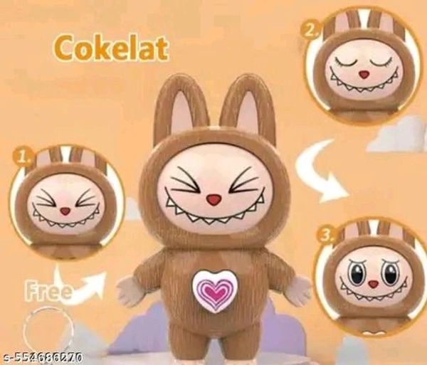 LABUBU FACE CHANGING KEYCHAIN 