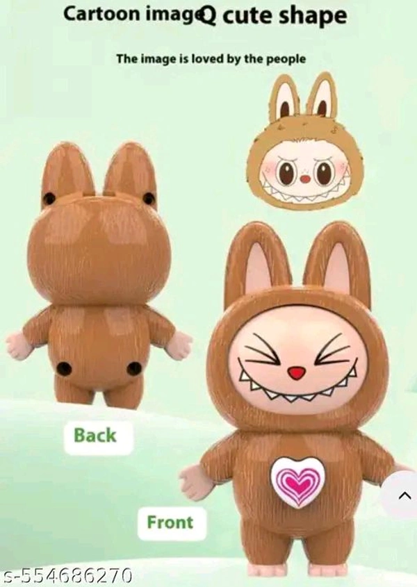 LABUBU FACE CHANGING KEYCHAIN 