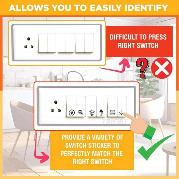 3D GOLDEN SWITCH STICKER 