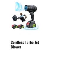 CORDLESS TURBO JET BLOWER
