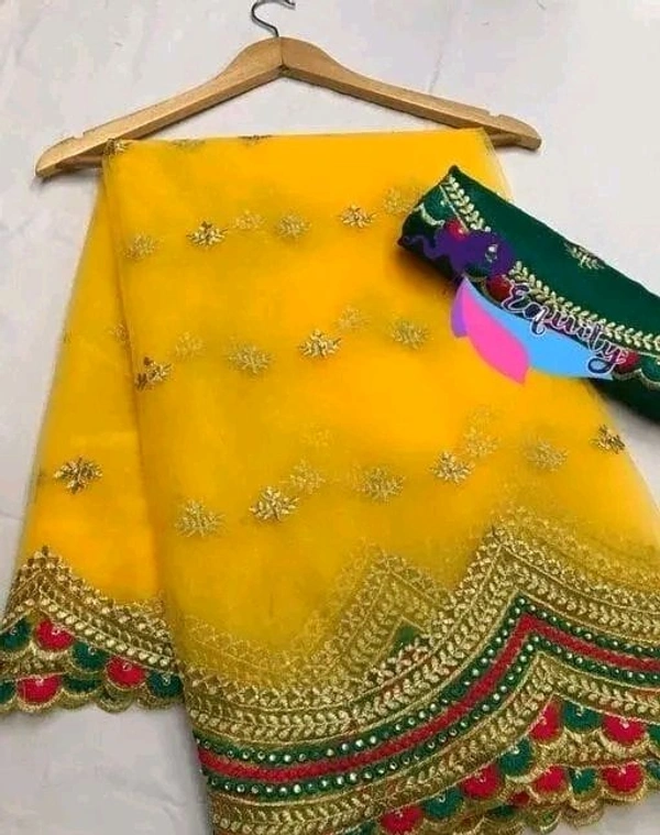 Saree  - Yellow