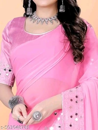 Saree 💓 - Blush Pink