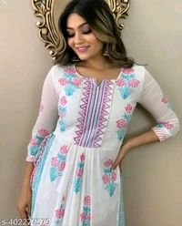 Girl's Kurti Pant Sat - XS