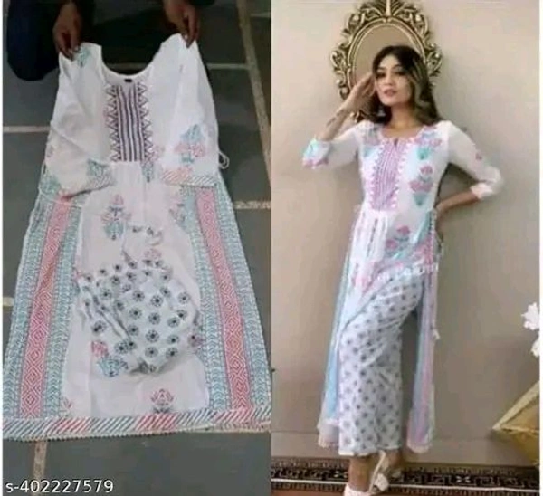 Girl's Kurti Pant Sat - XS