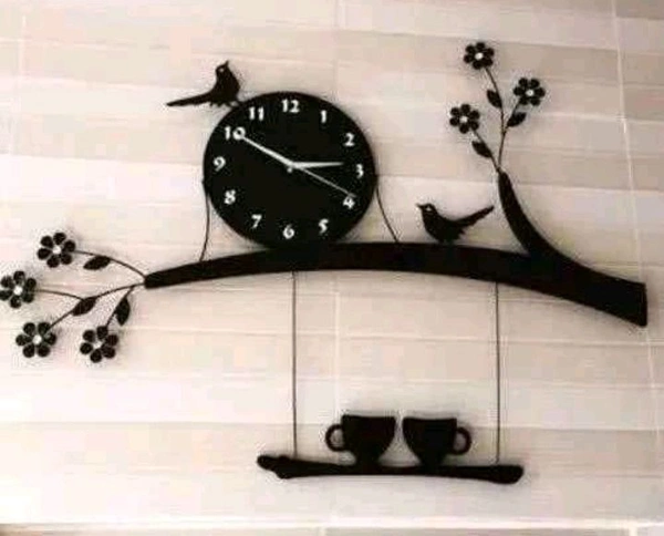 Diwal Wall Watch - Black