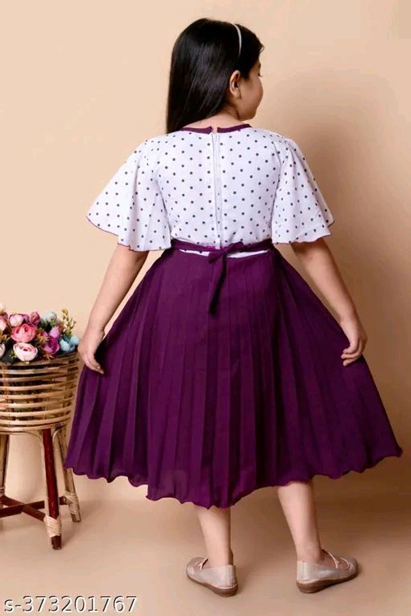 Girl frock  - Purple, 6-7year