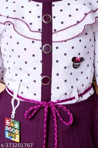Girl frock  - Purple, 6-7year
