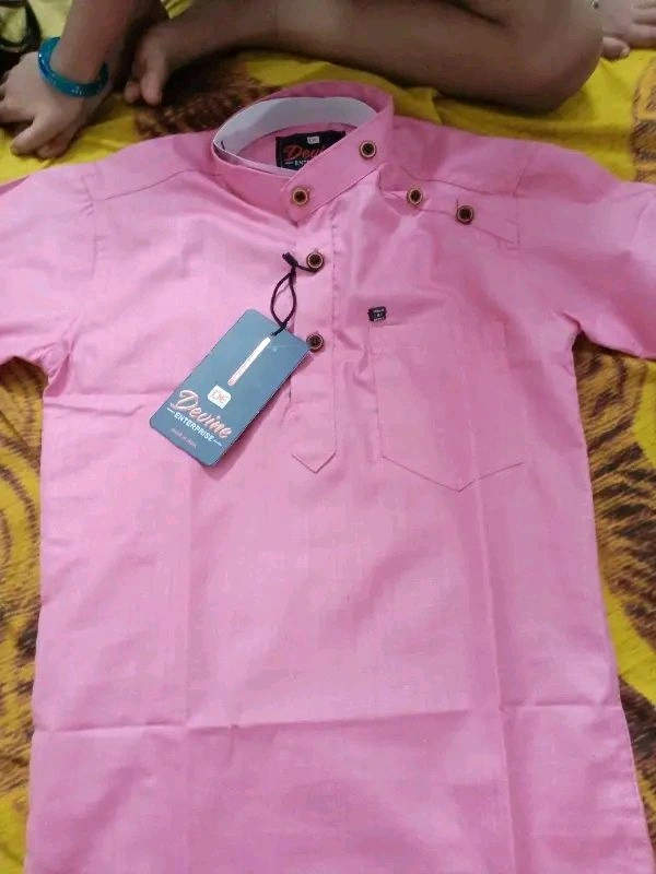 Boy Shirt  - Pink Flamingo, 5year