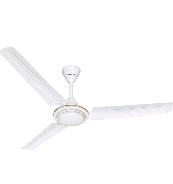 (RISF) 36" Lazer ECS 50W 1 Star Glossy Brown 3 Blade Anti Dust Ceiling Fan, ECS36GB, Sweep: 900 mm - white