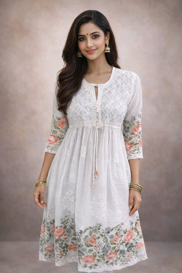 Chikankari Kareena Gown