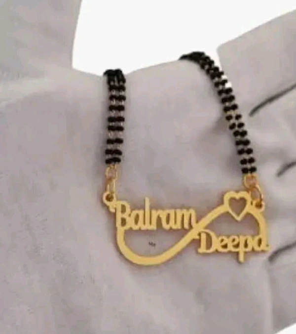 Customised Mangalsutra With Name  - Gold