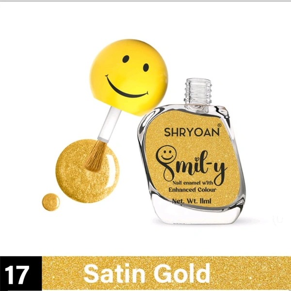 Shryoan Ultra Glossy Nail Paint - Satin Gold
