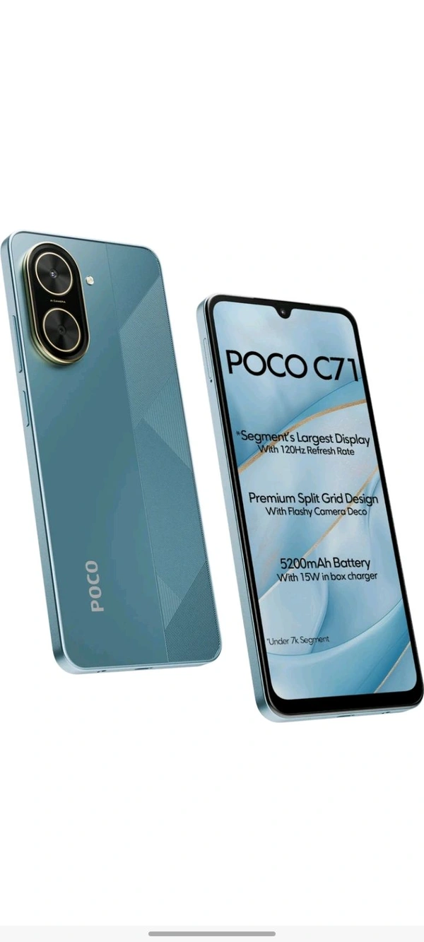 POCO C71 (COOL Blue 128 GB ) - Mine Shaft, 128GB