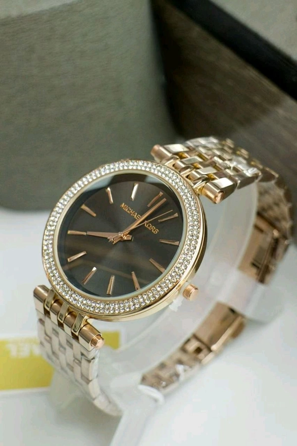 MICHAEL KORS Women's Watch                                    WHATSAPP FOR COLOUR  - Black, METAL BELT