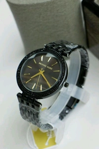MICHAEL KORS Women's Watch                                    WHATSAPP FOR COLOUR  - Black, METAL BELT