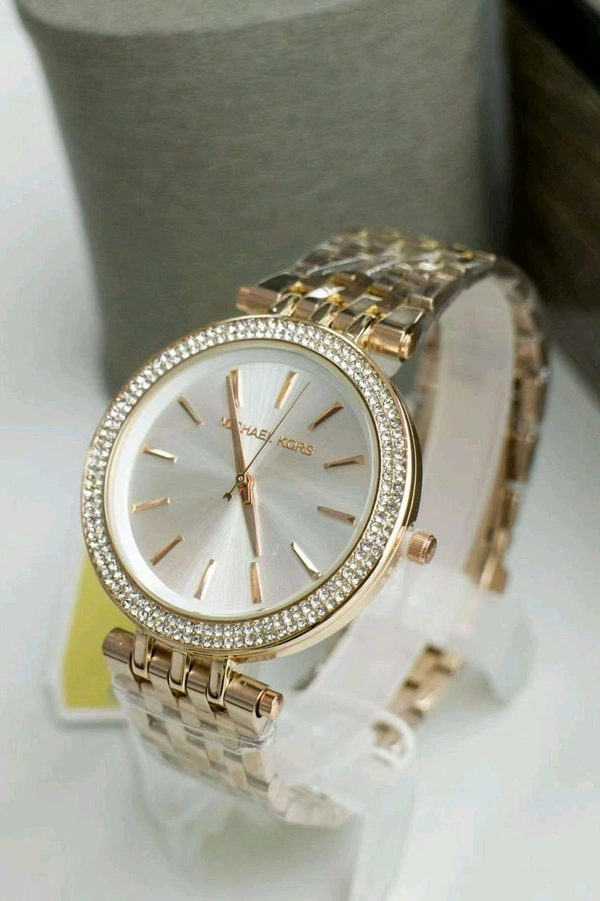 MICHAEL KORS Women's Watch                                    WHATSAPP FOR COLOUR  - Black, METAL BELT